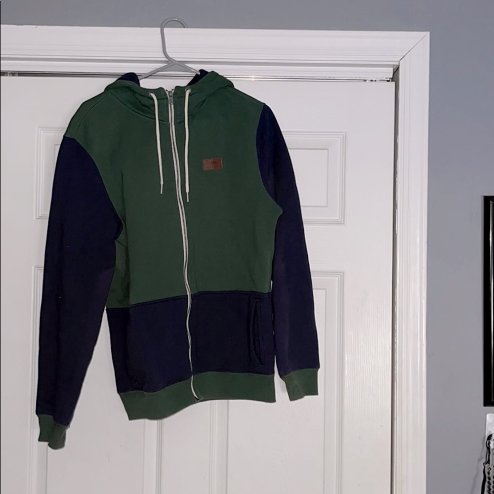 Vans Two Tone Zip Up Hoodie
